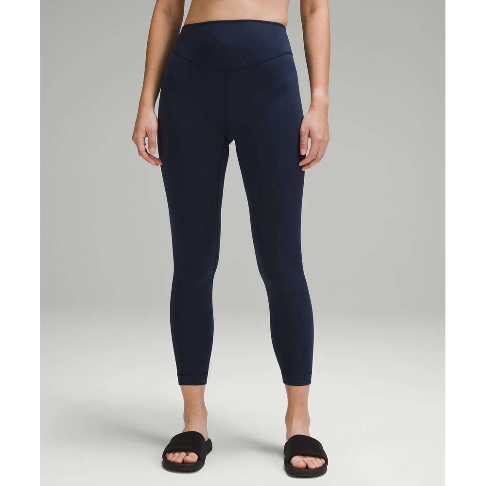Lululemon Wunder Under SmoothCover High-Rise Tight 25" True Navy Size 8 Athletic